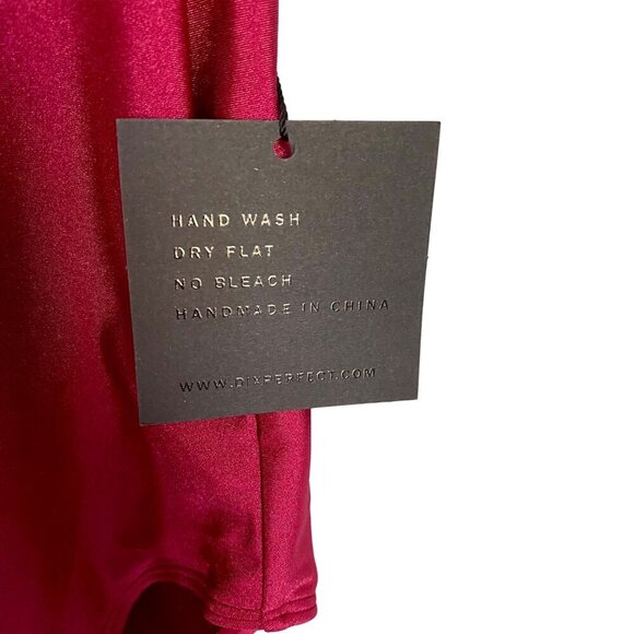 Dixperfect Malibu Retro Inspired High Cut Low Back One Piece Swimsuit XL NEW - Picture 7 of 11